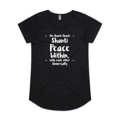 Om Shanti Shanti Shanti Mantra Graphic Tee Thumbnail