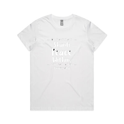 Om Shanti Shanti Shanti Mantra Graphic Tee Thumbnail