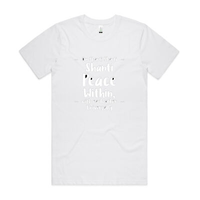 Om Shanti Shanti Shanti Mantra Graphic Tee Thumbnail