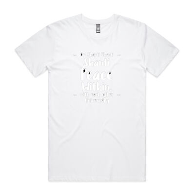 Om Shanti Shanti Shanti Mantra Graphic Tee Thumbnail